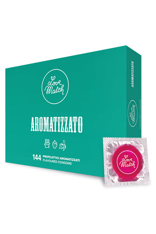 Love Match Aromatizzato - 144 Préservatifs Arômatisés