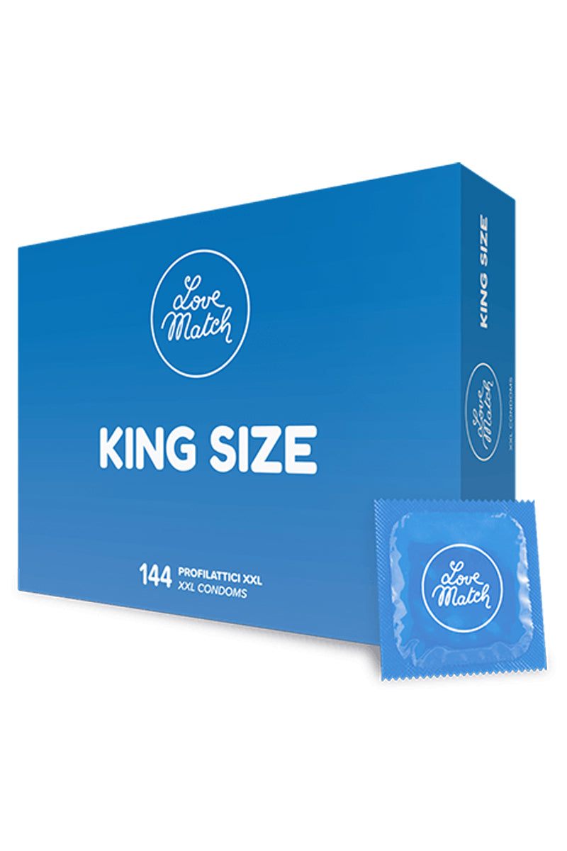 Love Match King Size - 144 Préservatifs XXL