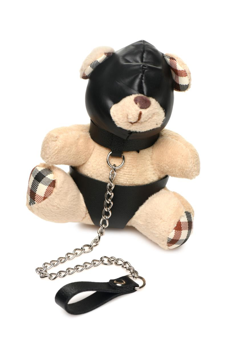 Porte-clés Teddy Bear BDSM avec cagoule - Master Series