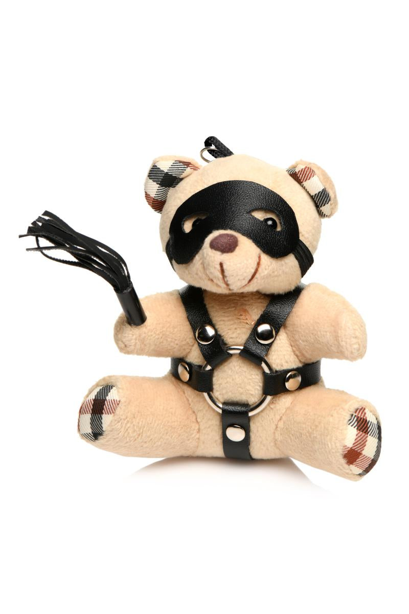 Porte-clés Teddy Bear BDSM avec martinet - Master Series