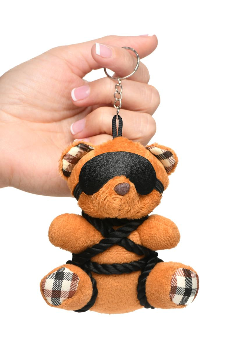 Porte-clés Teddy Bear en tenue Bondage - Master Series