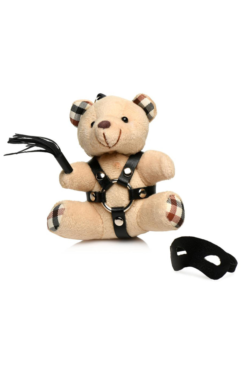 Porte-clés Teddy Bear BDSM avec martinet - Master Series