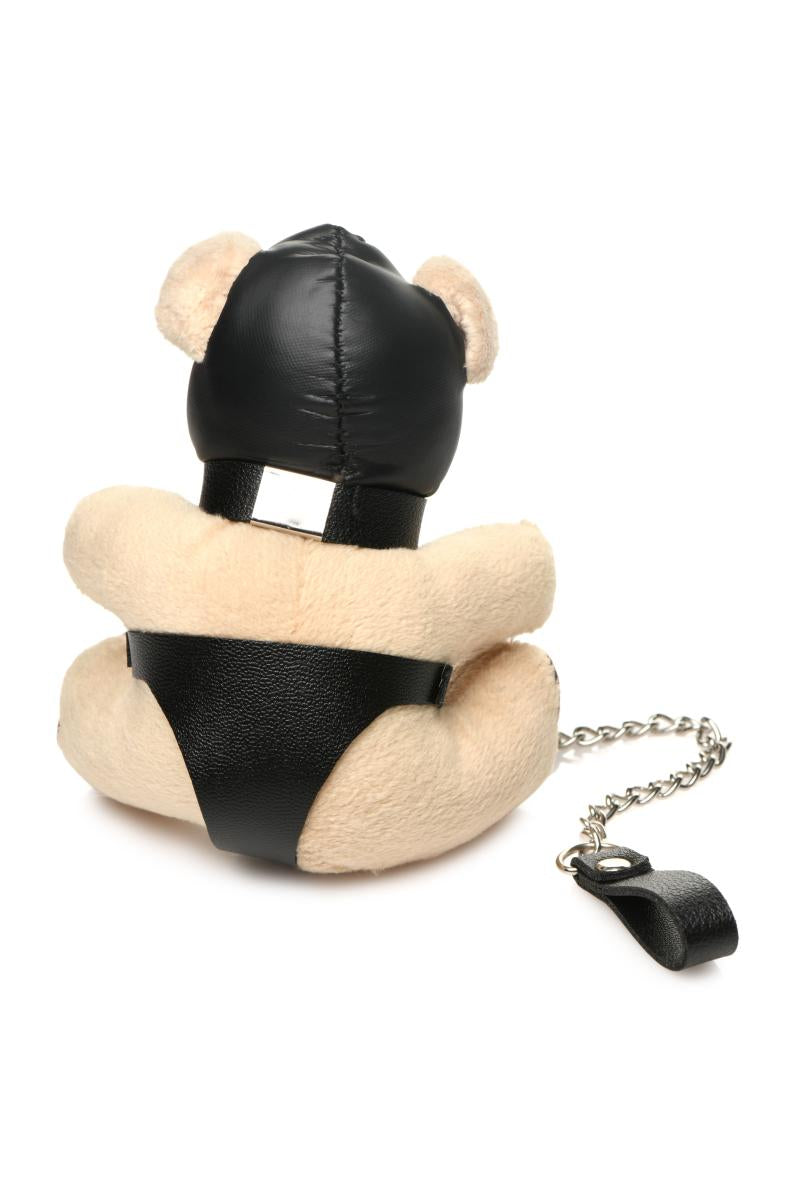 Porte-clés Teddy Bear BDSM avec cagoule - Master Series