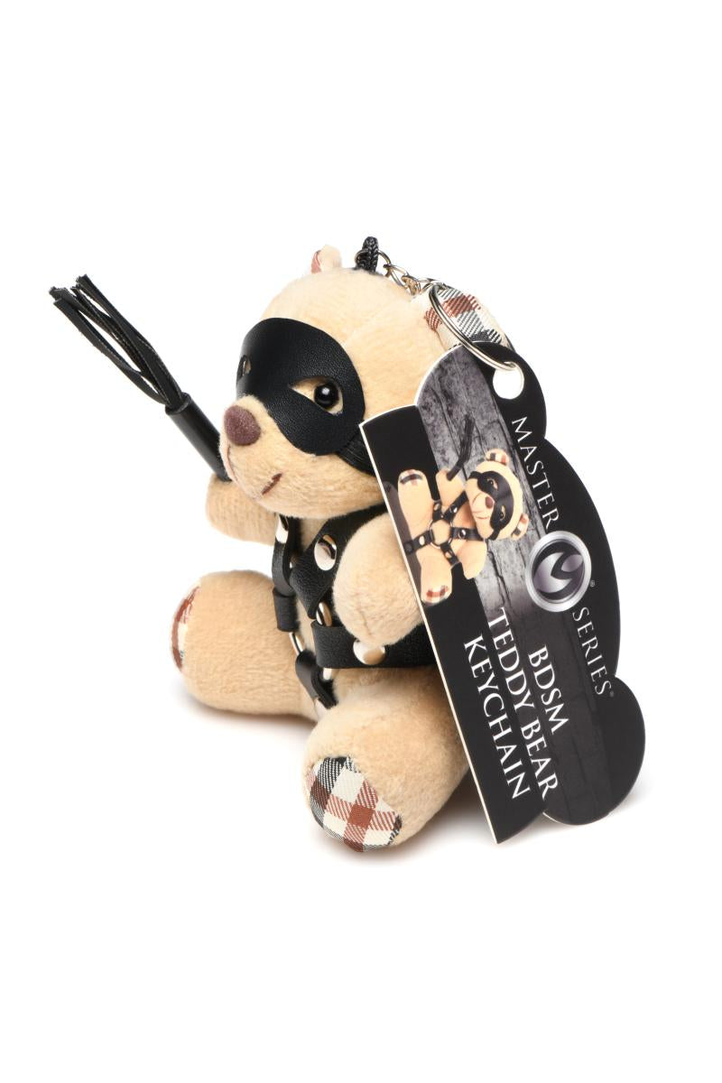 Porte-clés Teddy Bear BDSM avec martinet - Master Series